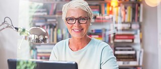Frau am Computer