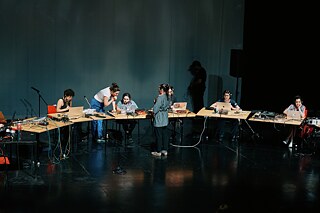 Teilnehmende während des Workshops mit Kami Govorčin. Teilnehmende während des Workshops mit Kami Govorčin.