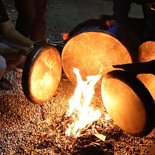 Parai set up for performance_bangaloREsidency 2022@IME