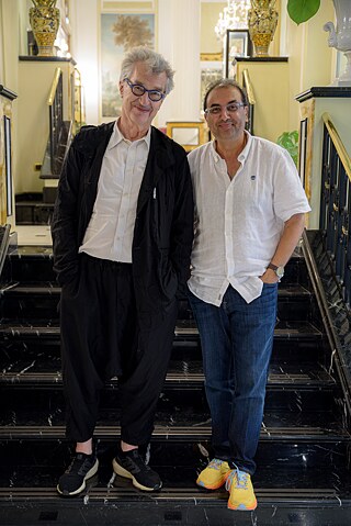 Wim Wenders und Shivendra Singh Dungarpur